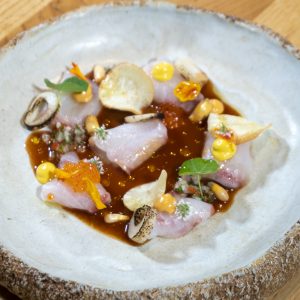 Tiradito de corvina