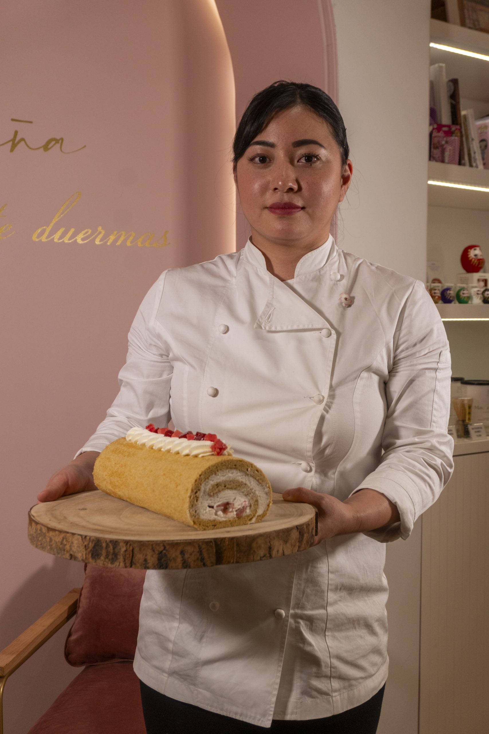 Roll Cake de Guayaba de la pastelera Noelia Tomoshige