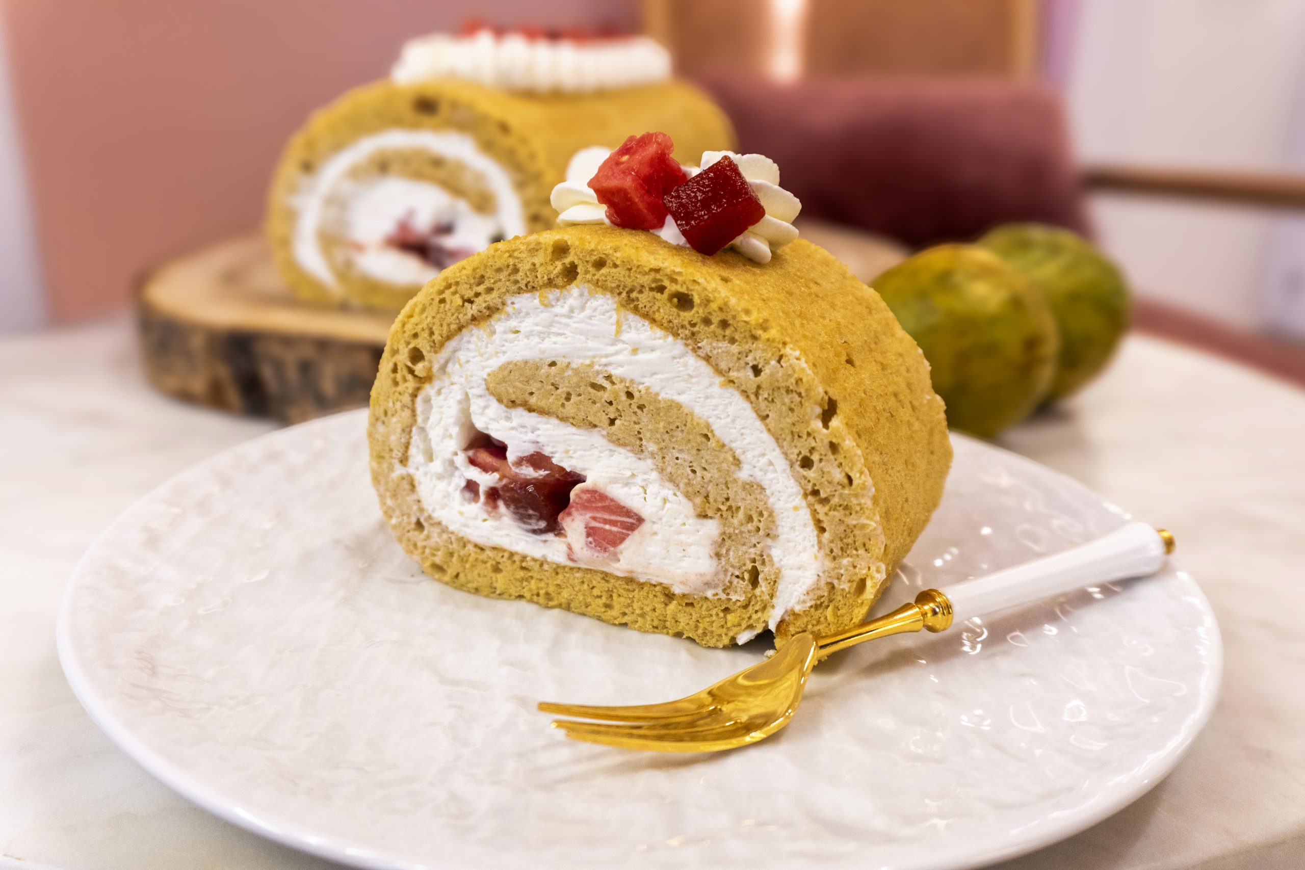 Roll Cake de Guayaba de Noelia Tomoshige
